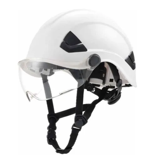 PRYME-ONE LINESMAN HELMET WITH ENHANCED ANTI-FOG GOGGLES